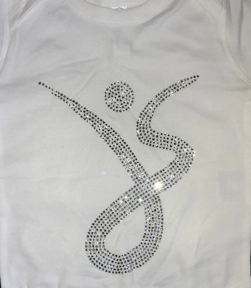 JS Crystal Baby Onsie