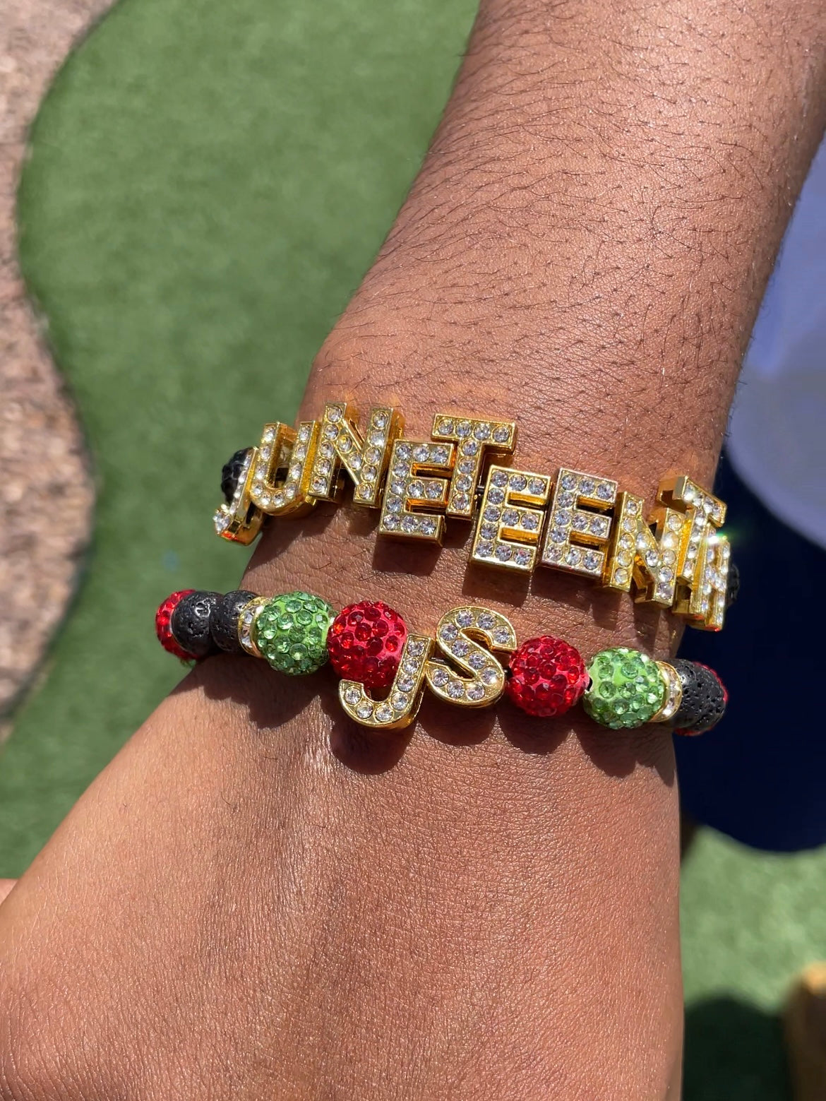 Juneteenth ❤️🖤💚Shamballa Bracelets