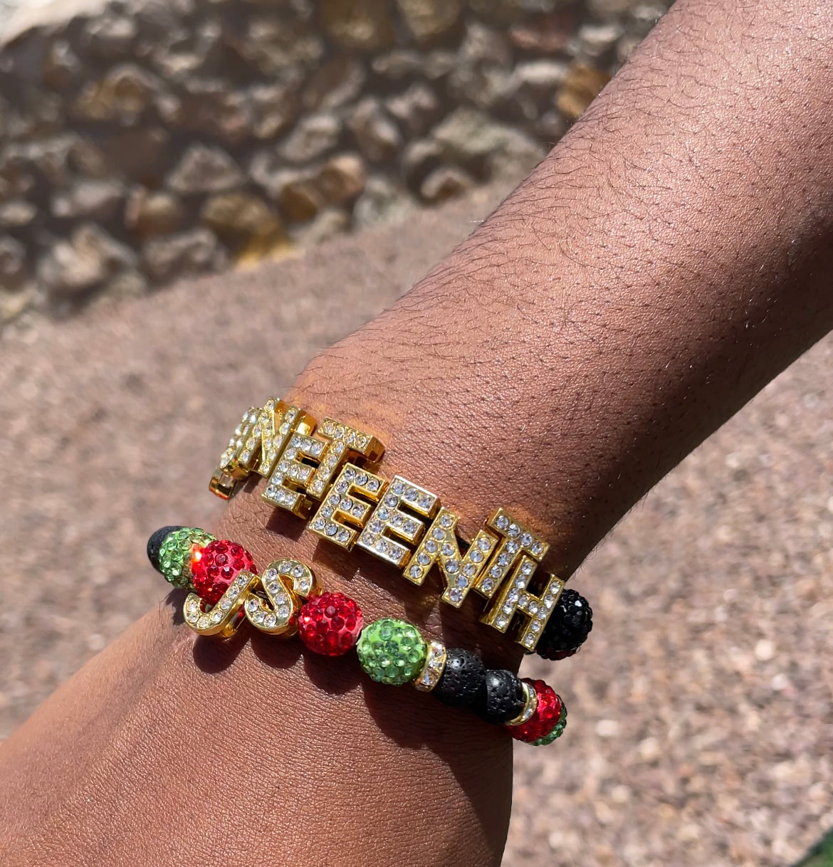 Juneteenth ❤️🖤💚Shamballa Bracelets