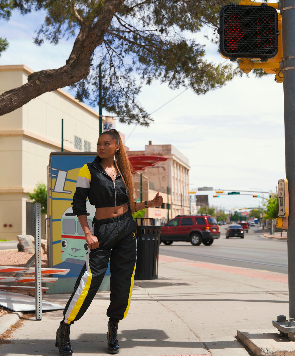 JS Women’s 2 Piece Crop Track Suit
