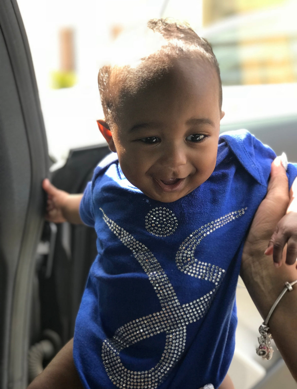JS Crystal Baby Onsie