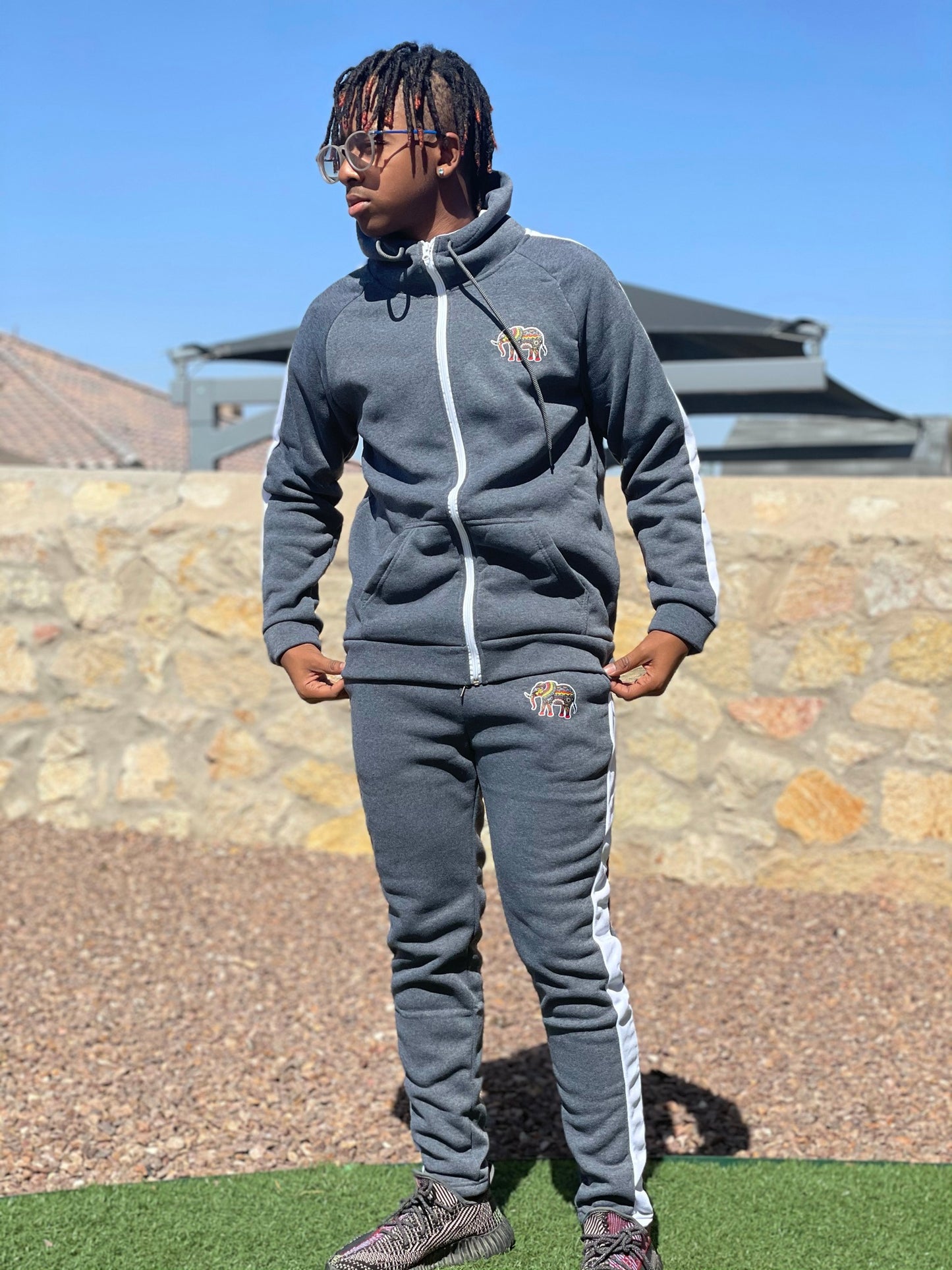 JS Mens 2 Piece Joggers Suit