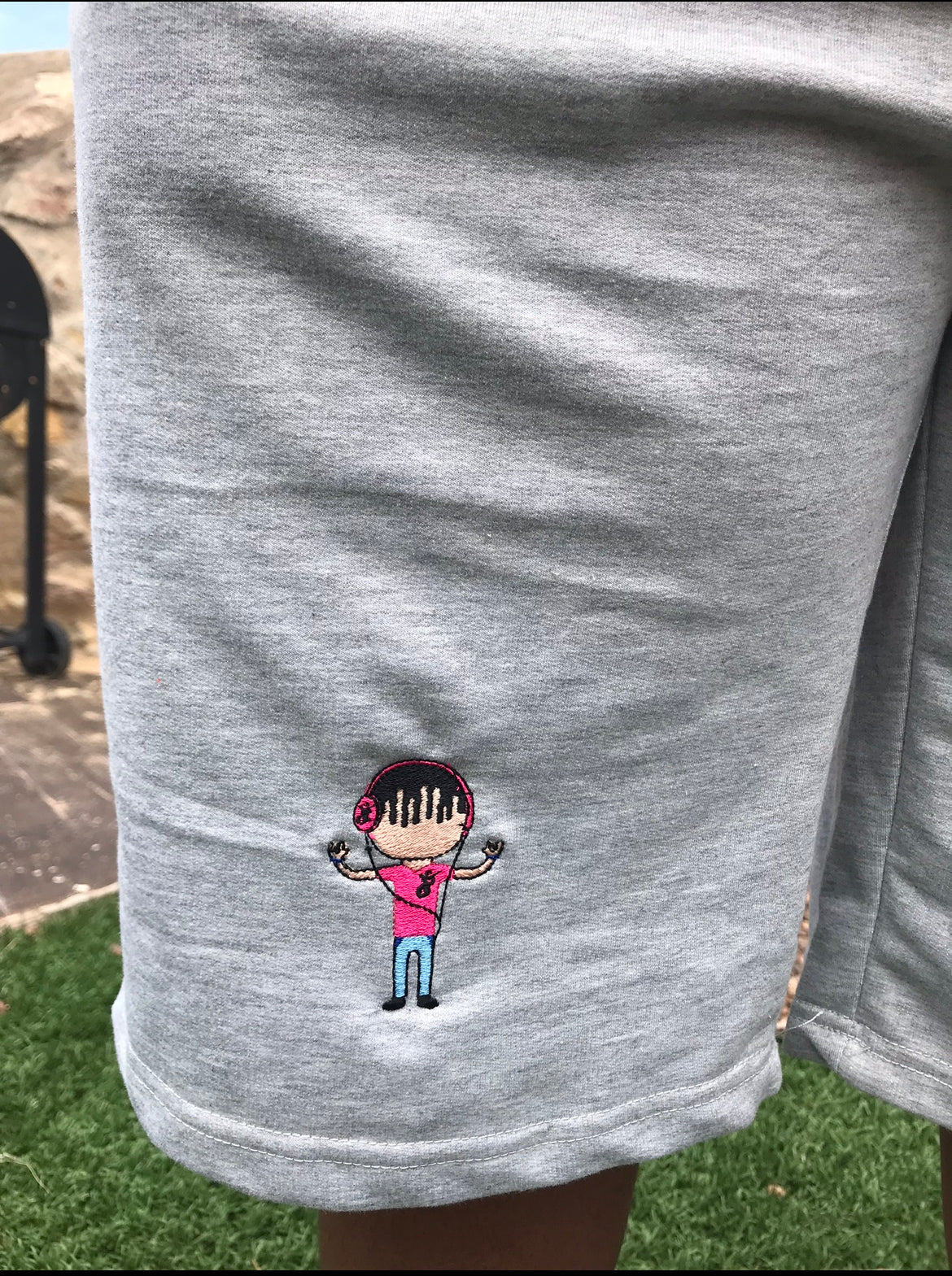 JS Kids Embroidered Jogger Shorts