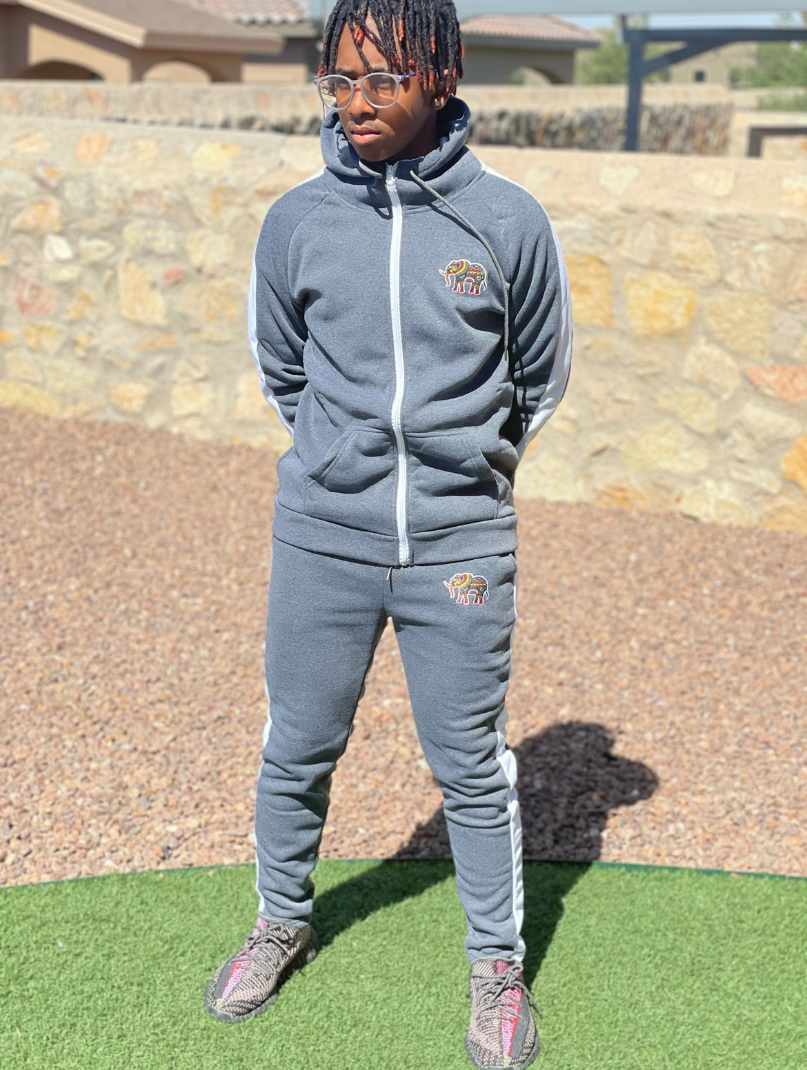 JS Mens 2 Piece Joggers Suit
