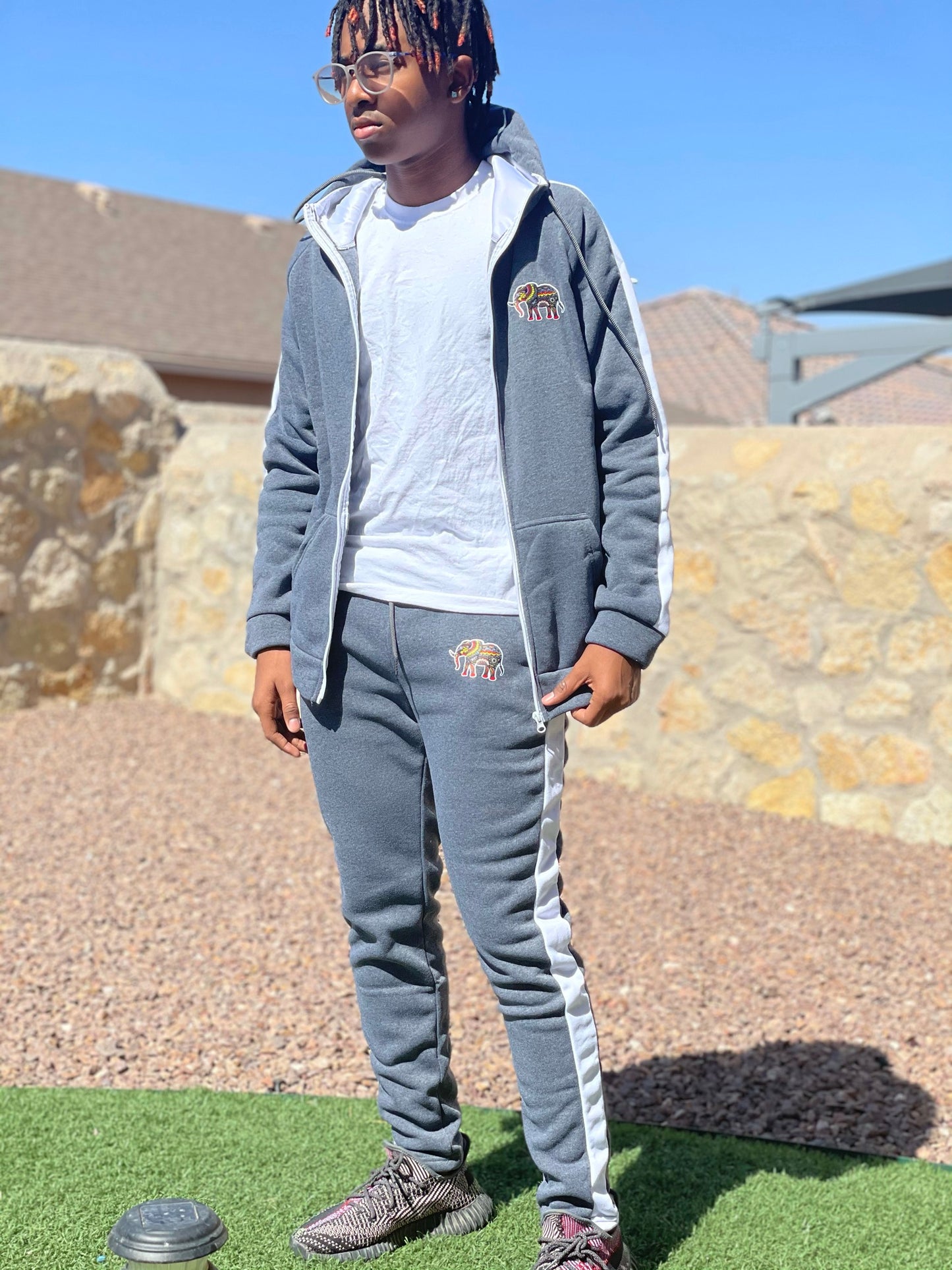 JS Mens 2 Piece Joggers Suit